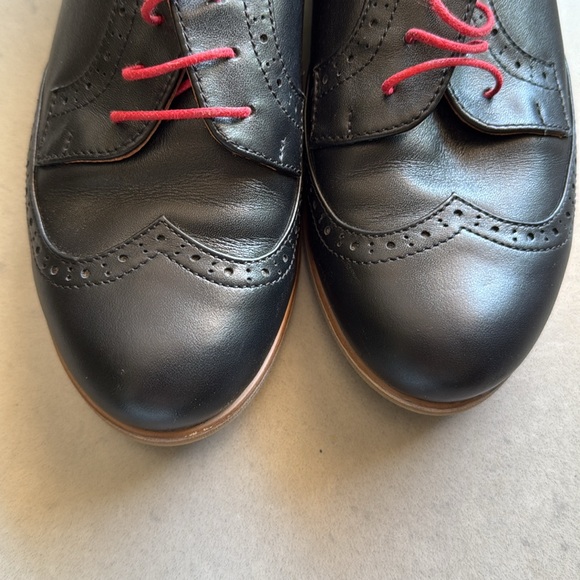 JULIA BO Women’s Black Leather Astoria - Derby Shoes - Size 6 (36) - Picture 13 of 13